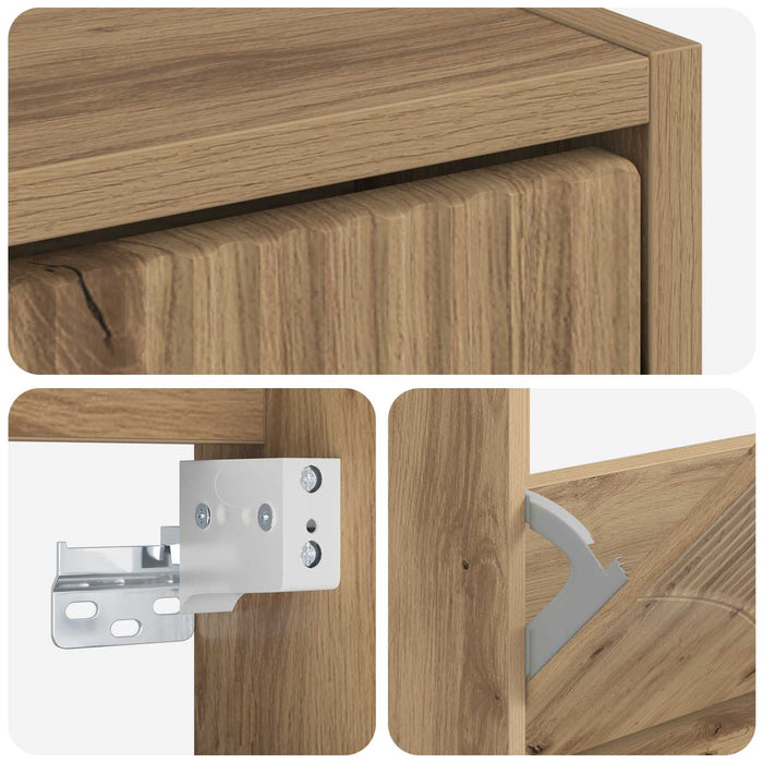 Dulap pentru pantofi montat pe perete HOORN 71 x 17 x 43 cm WALTI