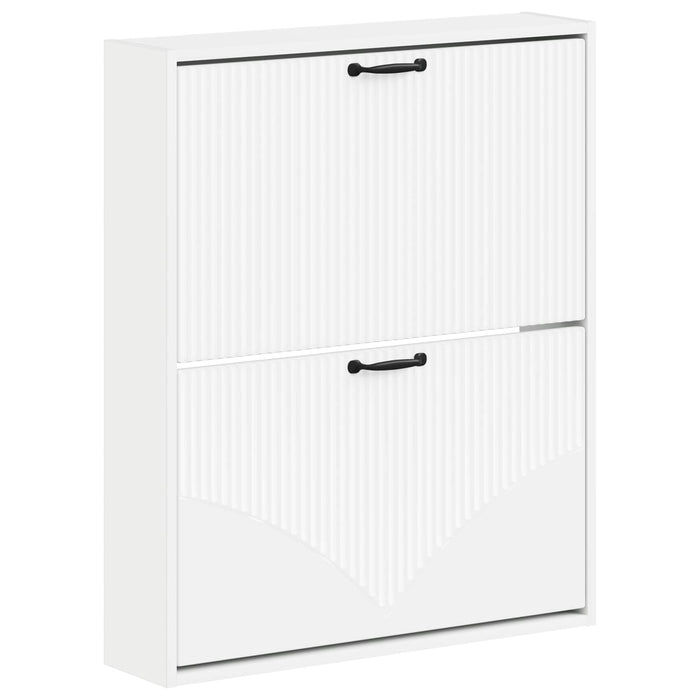 Dulap pentru pantofi montat pe perete HOORN 71 x 17 x 86 cm Alb WALTI