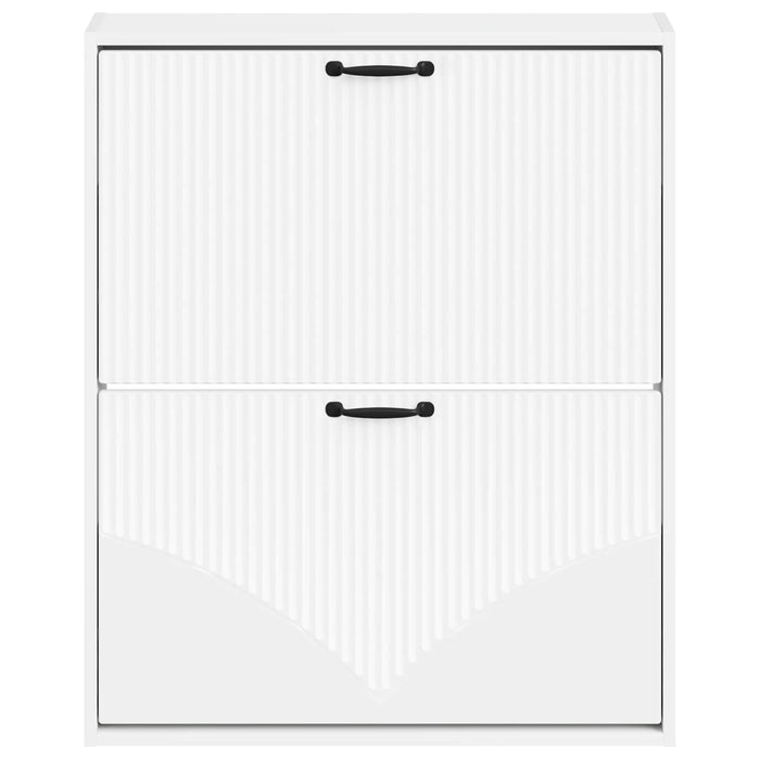 Dulap pentru pantofi montat pe perete HOORN 71 x 17 x 86 cm Alb WALTI