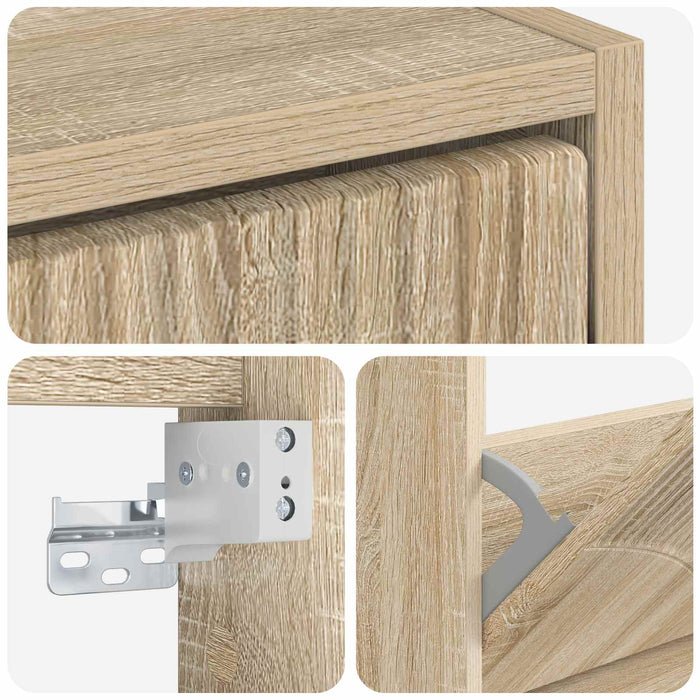 Dulap pentru pantofi montat pe perete HOORN 71 x 17 x 86 cm WALTI