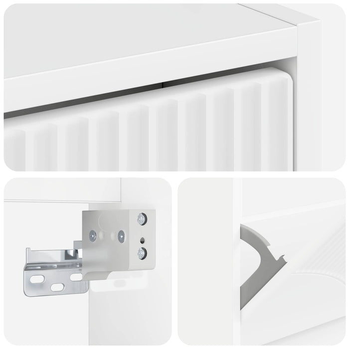 Dulap pentru pantofi montat pe perete HOORN 71 x 17 x 86 cm WALTI