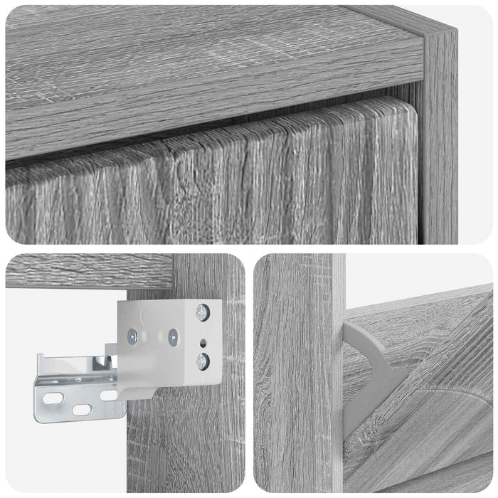 Dulap pentru pantofi montat pe perete HOORN 71 x 17 x 86 cm WALTI