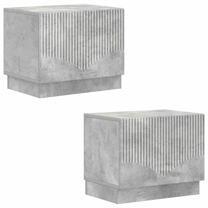 Cabinet TV Gri Beton Lemn prelucrat WALTI