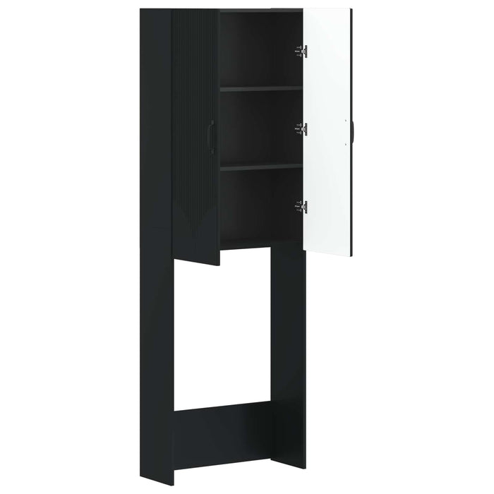 Dulap pentru toaletă HOORN Negru 66 x 25,5 x 190 cm WALTI