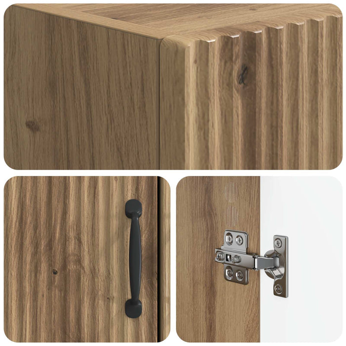 Dulap pentru toaletă HOORN Stejar Artizanal 66 x 25,5 x 190 cm WALTI