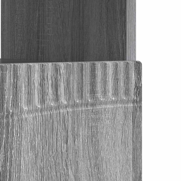 Cabinet TV cu LED Sonoma gri Lemn prelucrat WALTI