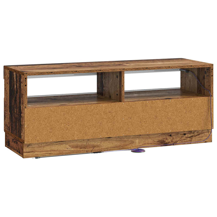 Cabinet TV cu LED Lemn vechi Lemn prelucrat WALTI