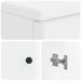 Dulap pentru Chiuveta de Baie BREDA Alb 59,5 x 31,5 x 59 cm - WALTI WALTI