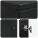 Dulap pentru Chiuveta de Baie BREDA Negru 59,5 x 31,5 x 59 cm - WALTI WALTI