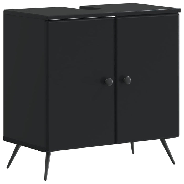 Dulap pentru Chiuveta de Baie BREDA Negru 59,5 x 31,5 x 59 cm - WALTI WALTI