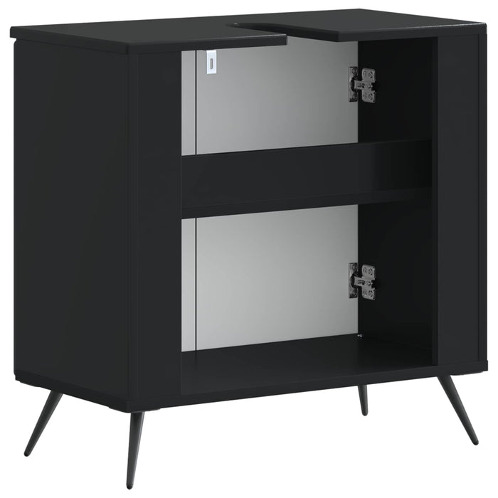 Dulap pentru Chiuveta de Baie BREDA Negru 59,5 x 31,5 x 59 cm - WALTI WALTI