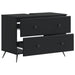 Dulap pentru Chiuveta de Baie BREDA Negru 82 x 41 x 59 cm - WALTI WALTI