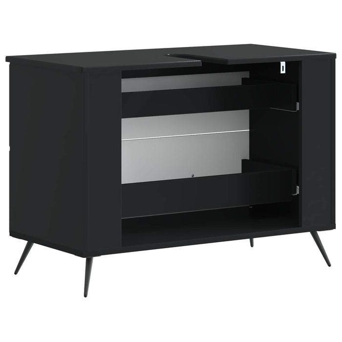 Dulap pentru Chiuveta de Baie BREDA Negru 82 x 41 x 59 cm - WALTI WALTI
