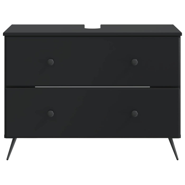 Dulap pentru Chiuveta de Baie BREDA Negru 82 x 41 x 59 cm - WALTI WALTI