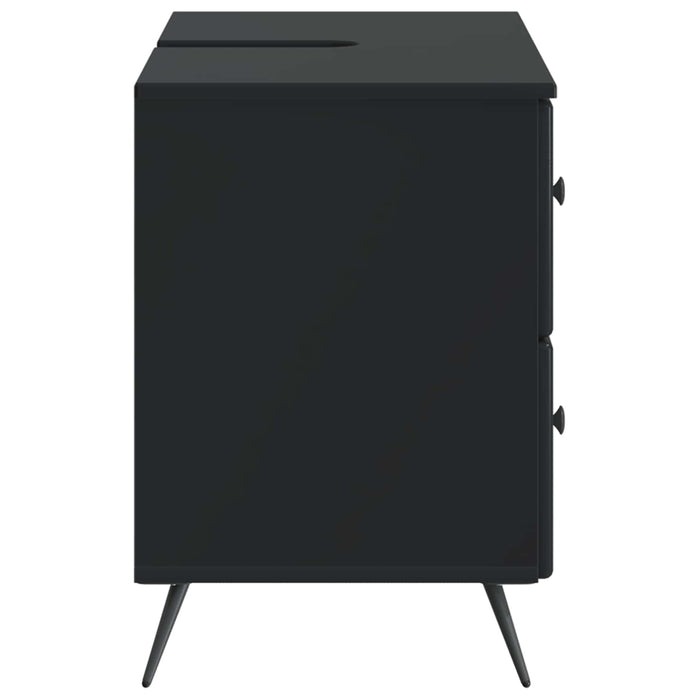 Dulap pentru Chiuveta de Baie BREDA Negru 82 x 41 x 59 cm - WALTI WALTI