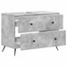 Dulap pentru Chiuveta de Baie BREDA Gri Beton 82 x 41 x 59 cm - WALTI WALTI