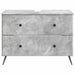 Dulap pentru Chiuveta de Baie BREDA Gri Beton 82 x 41 x 59 cm - WALTI WALTI