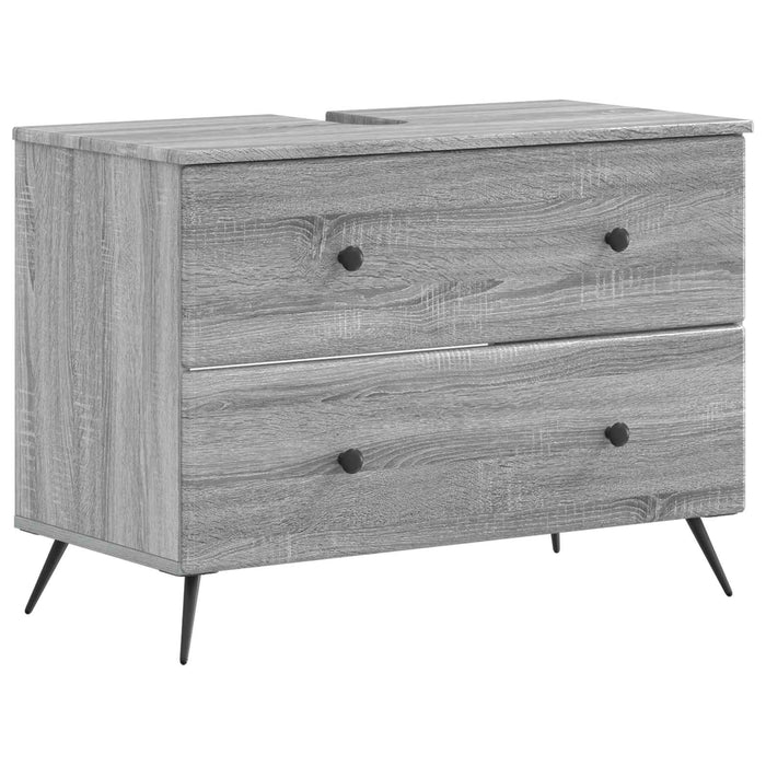 Dulap pentru Chiuveta de Baie BREDA Sonoma gri 82 x 41 x 59 cm - WALTI WALTI