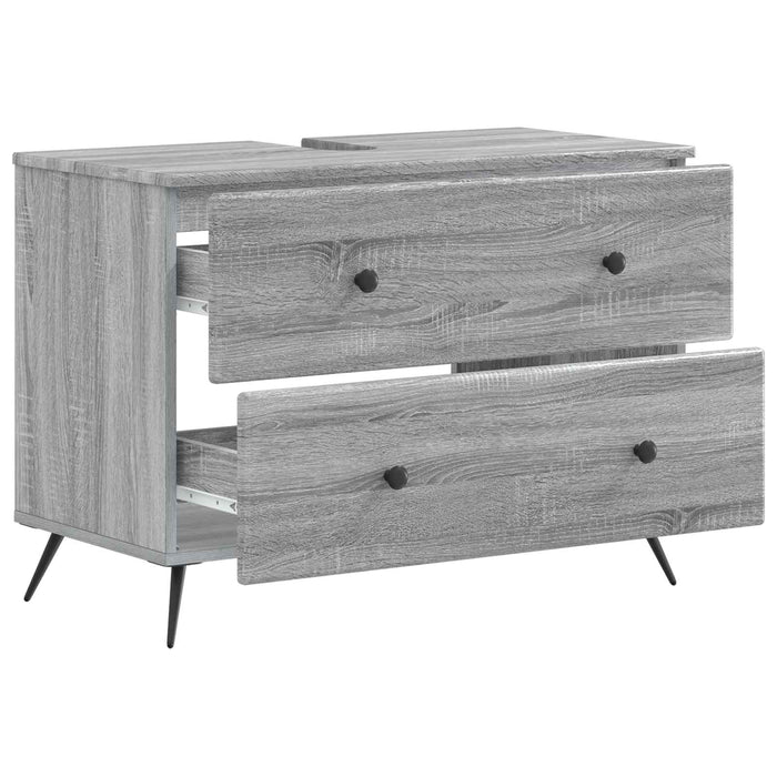 Dulap pentru Chiuveta de Baie BREDA Sonoma gri 82 x 41 x 59 cm - WALTI WALTI