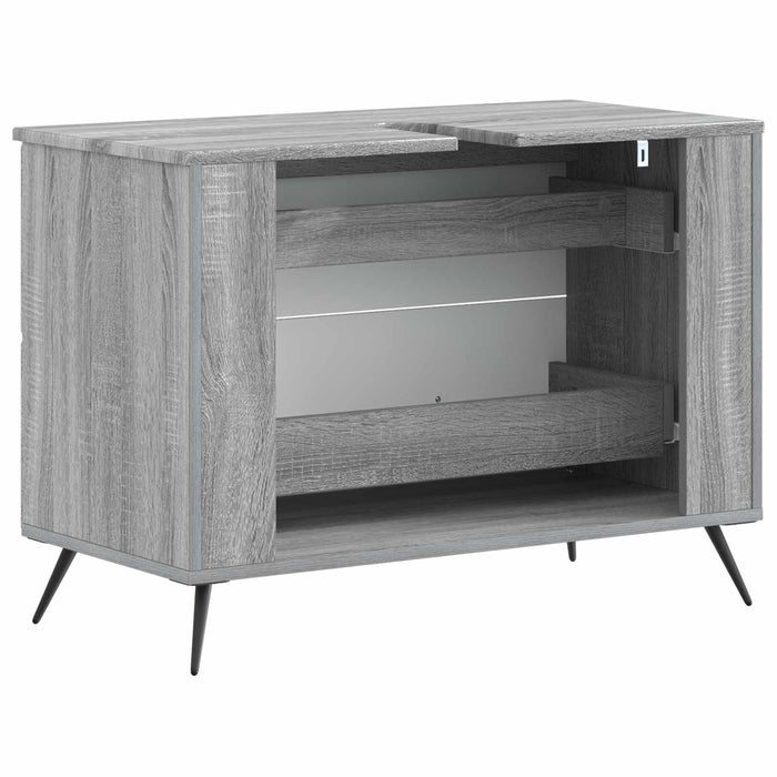 Dulap pentru Chiuveta de Baie BREDA Sonoma gri 82 x 41 x 59 cm - WALTI WALTI