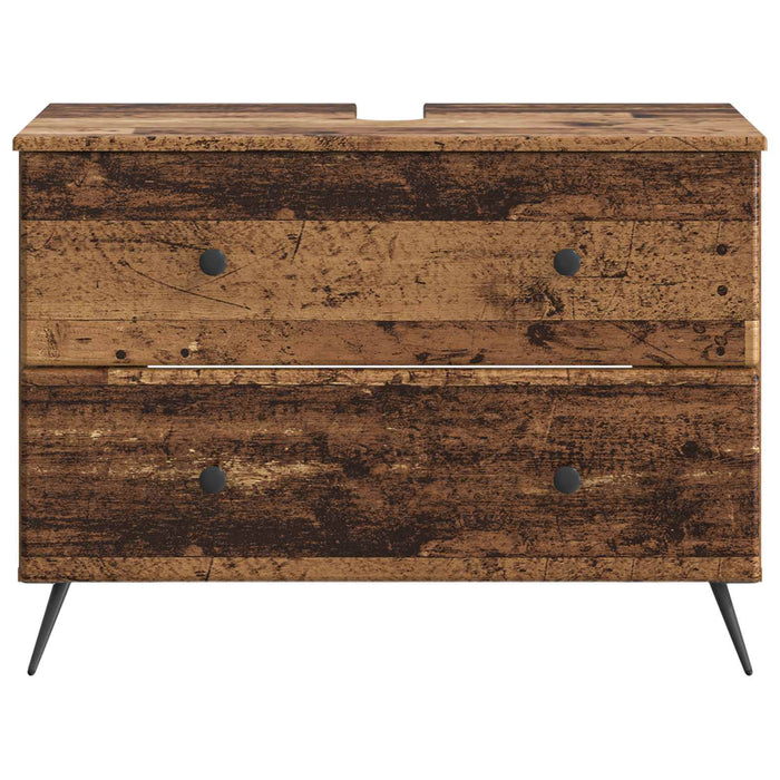 Dulap pentru Chiuveta de Baie BREDA Lemn vechi 82 x 41 x 59 cm - WALTI WALTI