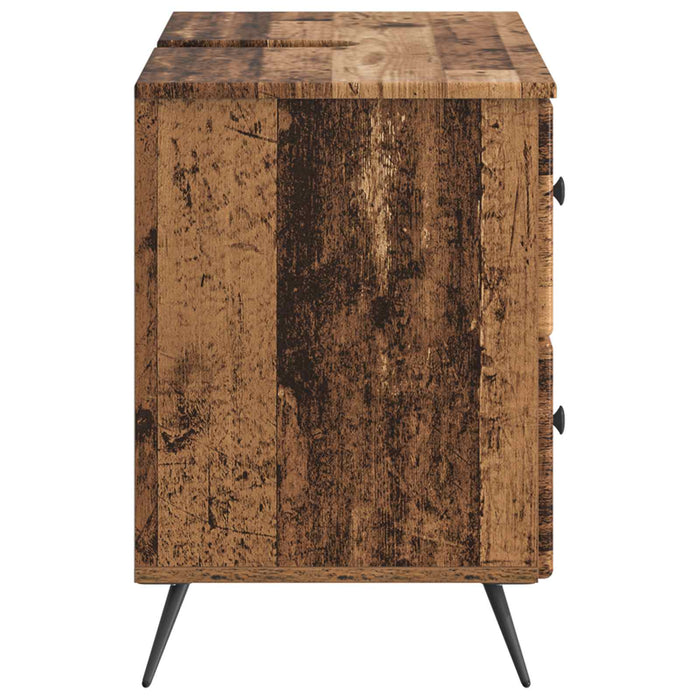 Dulap pentru Chiuveta de Baie BREDA Lemn vechi 82 x 41 x 59 cm - WALTI WALTI