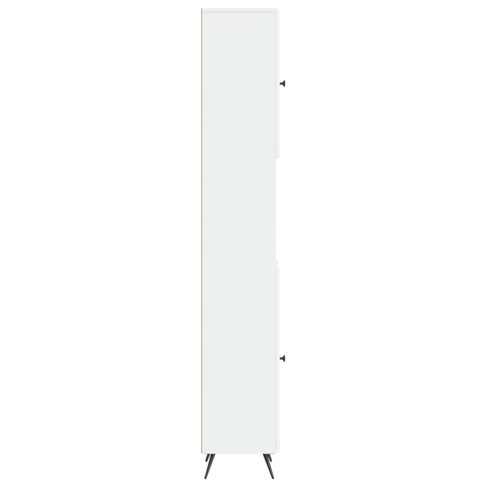 Cabinet de Baie cu Raft Deschis BREDA Alb 30 x 31 x 190 cm WALTI