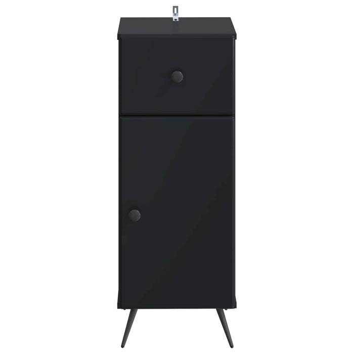 Dulap de Depozitare pentru Baie BREDA Negru 30 x 31 x 80 cm WALTI