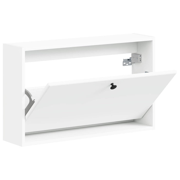 Dulap pentru pantofi montat pe perete BREDA 71 x 17 x 43 cm Alb WALTI