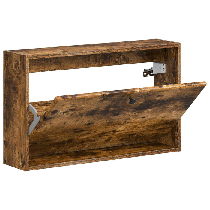Dulap pentru pantofi montat pe perete BREDA 71 x 17 x 43 cm WALTI