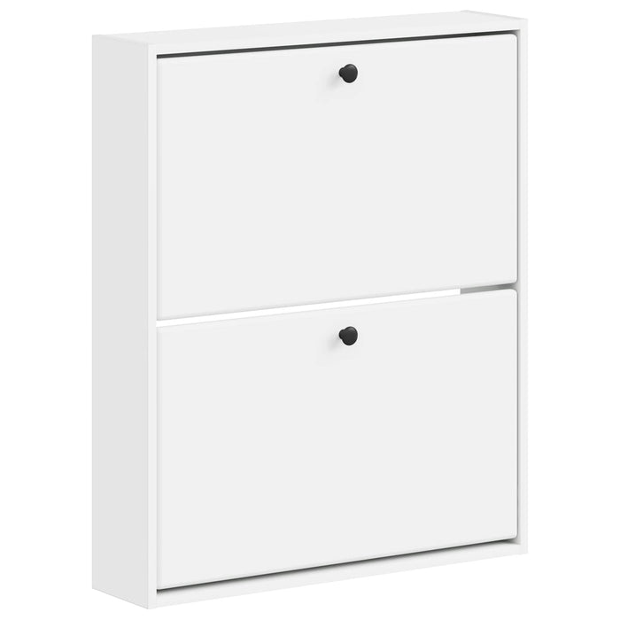 Dulap pentru pantofi montat pe perete BREDA 71 x 17 x 86 cm Alb WALTI