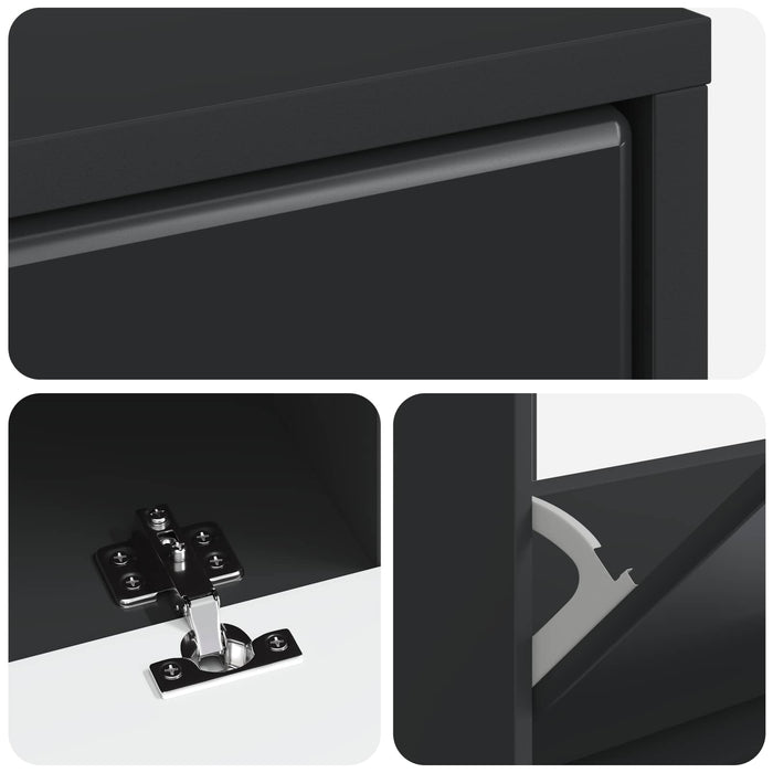 Dulap pentru pantofi BREDA 78 x 24 x 103 cm Lemn prelucrat WALTI