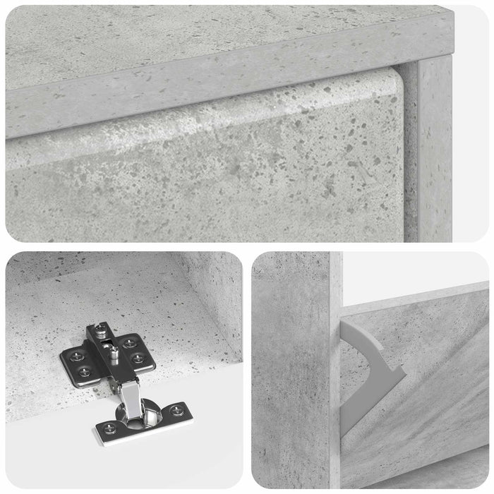 Dulap pentru pantofi BREDA 78 x 24 x 103 cm Lemn prelucrat WALTI