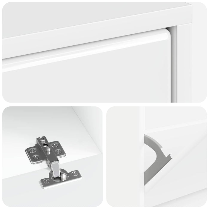 Dulap pentru pantofi BREDA 78 x 24 x 103 cm Lemn prelucrat WALTI