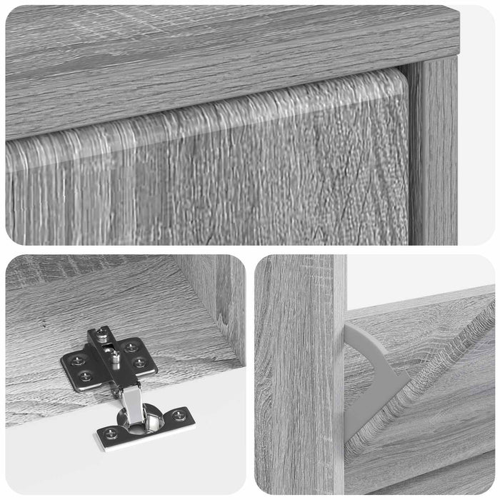 Dulap pentru pantofi BREDA 78 x 24 x 103 cm Lemn prelucrat WALTI