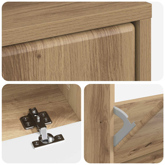 Dulap pentru pantofi BREDA 78 x 24 x 103 cm Lemn prelucrat WALTI