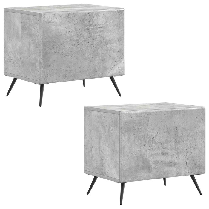Cabinet TV Gri Beton Lemn prelucrat WALTI