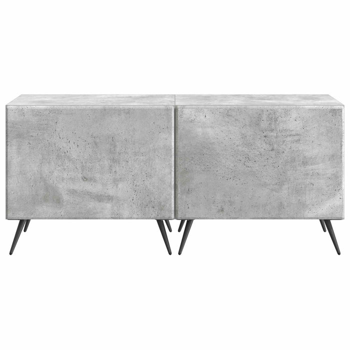 Cabinet TV Gri Beton Lemn prelucrat WALTI
