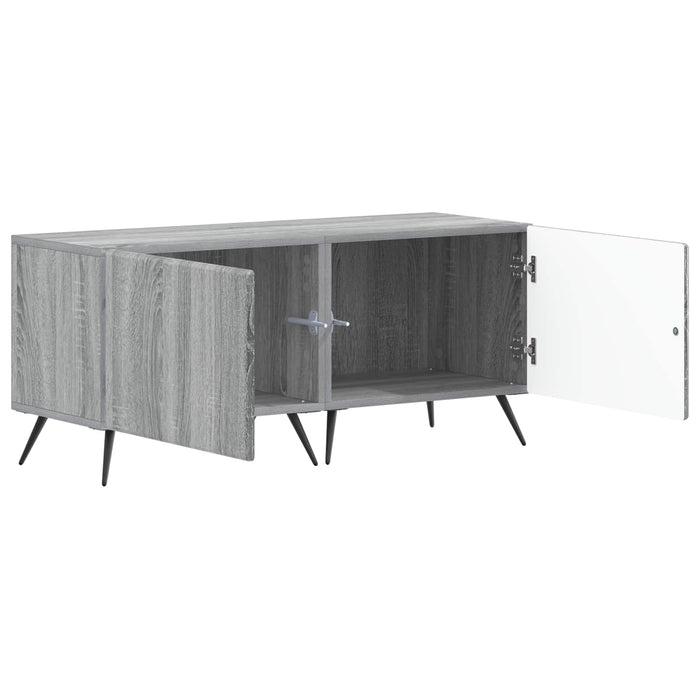 Cabinet TV Sonoma gri Lemn prelucrat WALTI