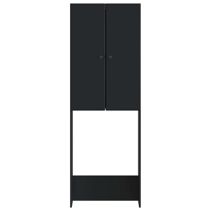 Dulap pentru toaletă BREDA Negru 66 x 25,5 x 190 cm WALTI