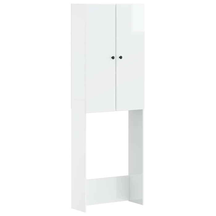 Dulap pentru toaletă BREDA Alb foarte lucios 66 x 25,5 x 190 cm WALTI