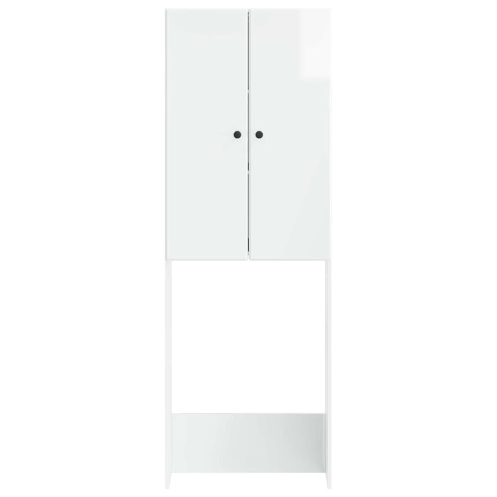 Dulap pentru toaletă BREDA Alb foarte lucios 66 x 25,5 x 190 cm WALTI