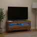 Cabinet TV cu LED Stejar Artizanal Lemn prelucrat - WALTI WALTI