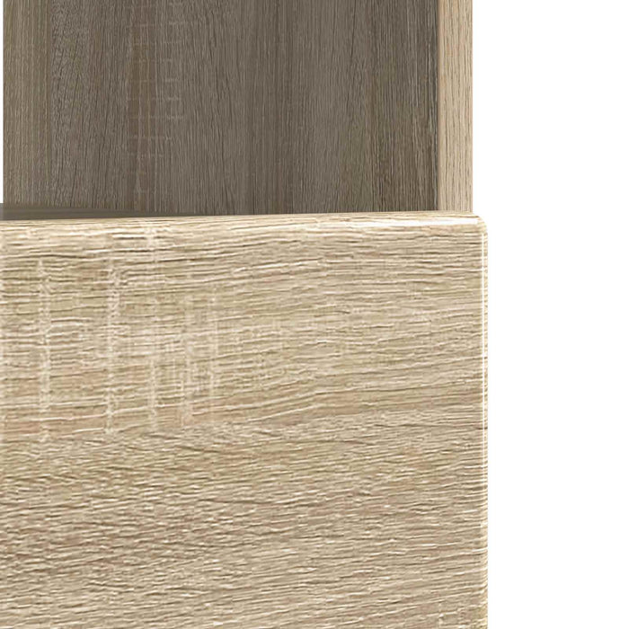 Cabinet TV cu LED Stejar Sonoma Lemn prelucrat WALTI