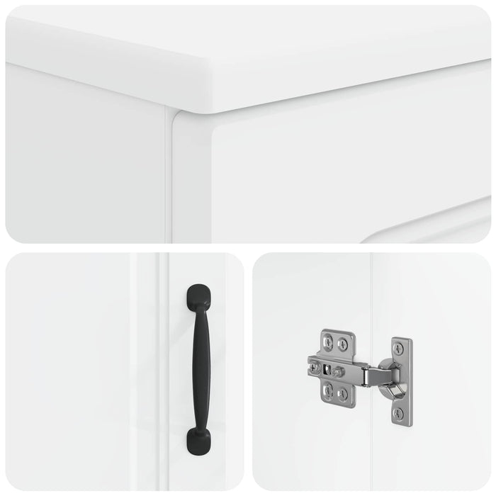 Dulap pentru Chiuveta de Baie UTRECHT Alb 59,5 x 31,5 x 59 cm - WALTI WALTI