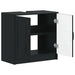Dulap pentru Chiuveta de Baie UTRECHT Negru 59,5 x 31,5 x 59 cm - WALTI WALTI