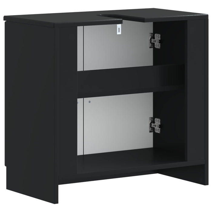 Dulap pentru Chiuveta de Baie UTRECHT Negru 59,5 x 31,5 x 59 cm - WALTI WALTI