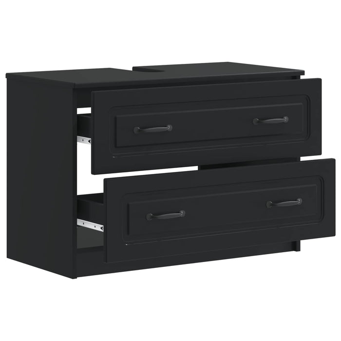 Dulap pentru Chiuveta de Baie UTRECHT Negru 82 x 41 x 56 cm - WALTI WALTI