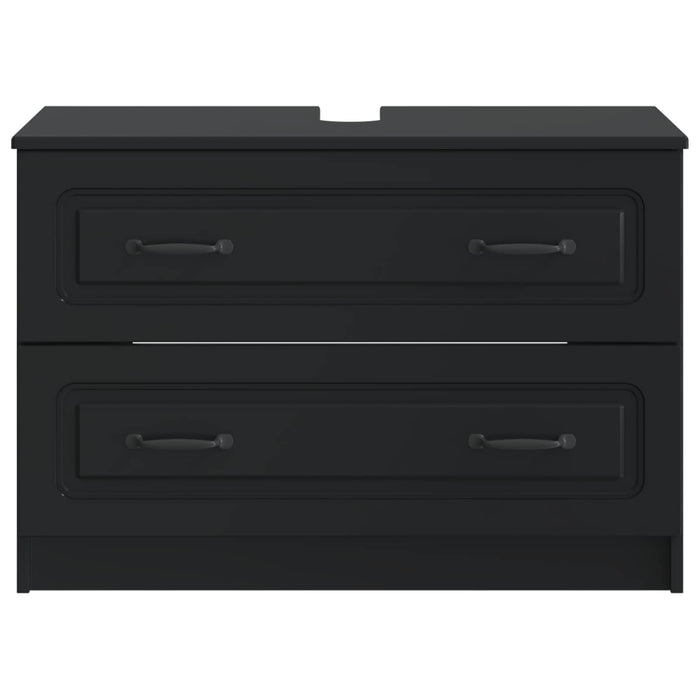 Dulap pentru Chiuveta de Baie UTRECHT Negru 82 x 41 x 56 cm - WALTI WALTI