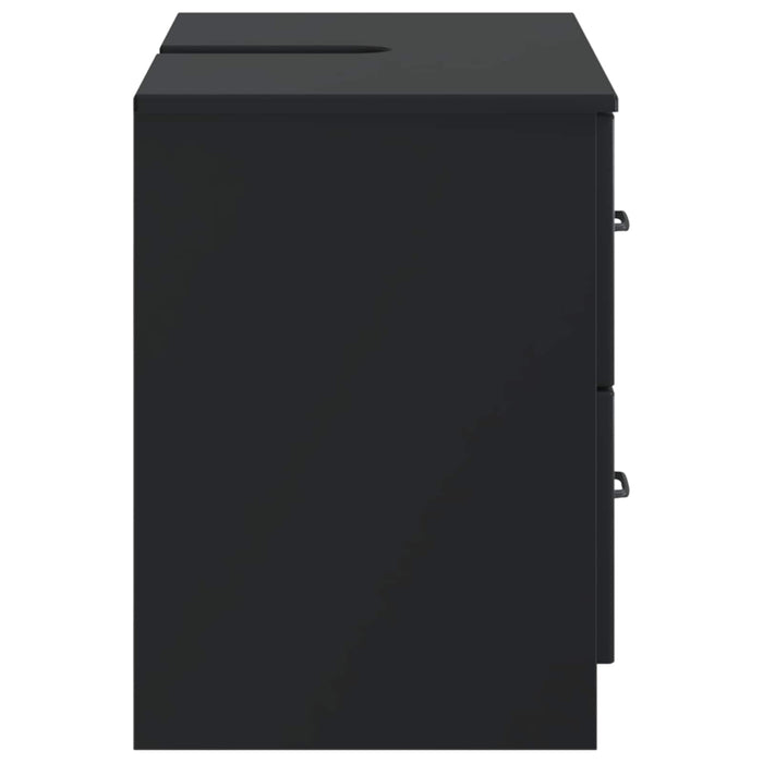 Dulap pentru Chiuveta de Baie UTRECHT Negru 82 x 41 x 56 cm - WALTI WALTI